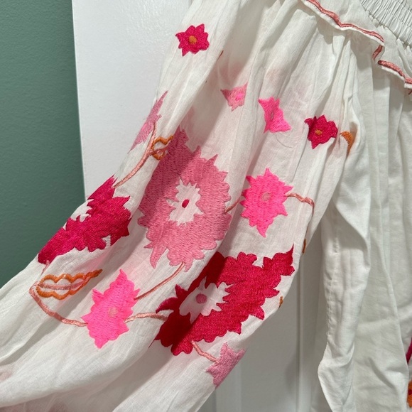 NWT Misa Los Angeles Off-the-shoulder Embroidered Too - Picture 2 of 9